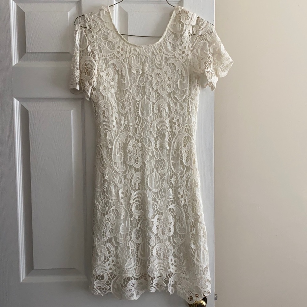 Beautiful off white/ivory/cream lace dress